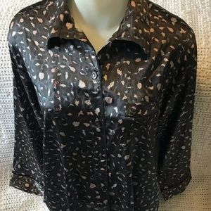 Victoria’s Secret animal print pajama top NWT